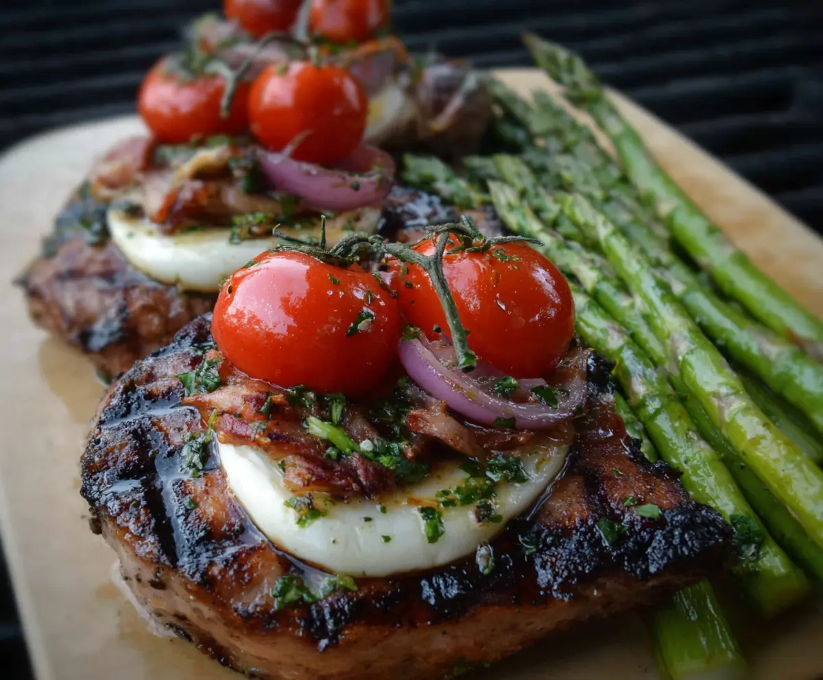 Grilled Italian Pork Chops